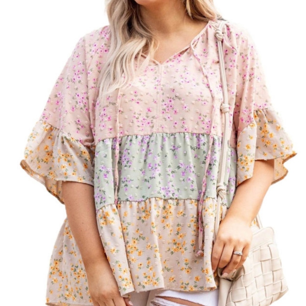 💕🌼 Plus Jacquard Multiple Color Plus - Picture 2 of 4